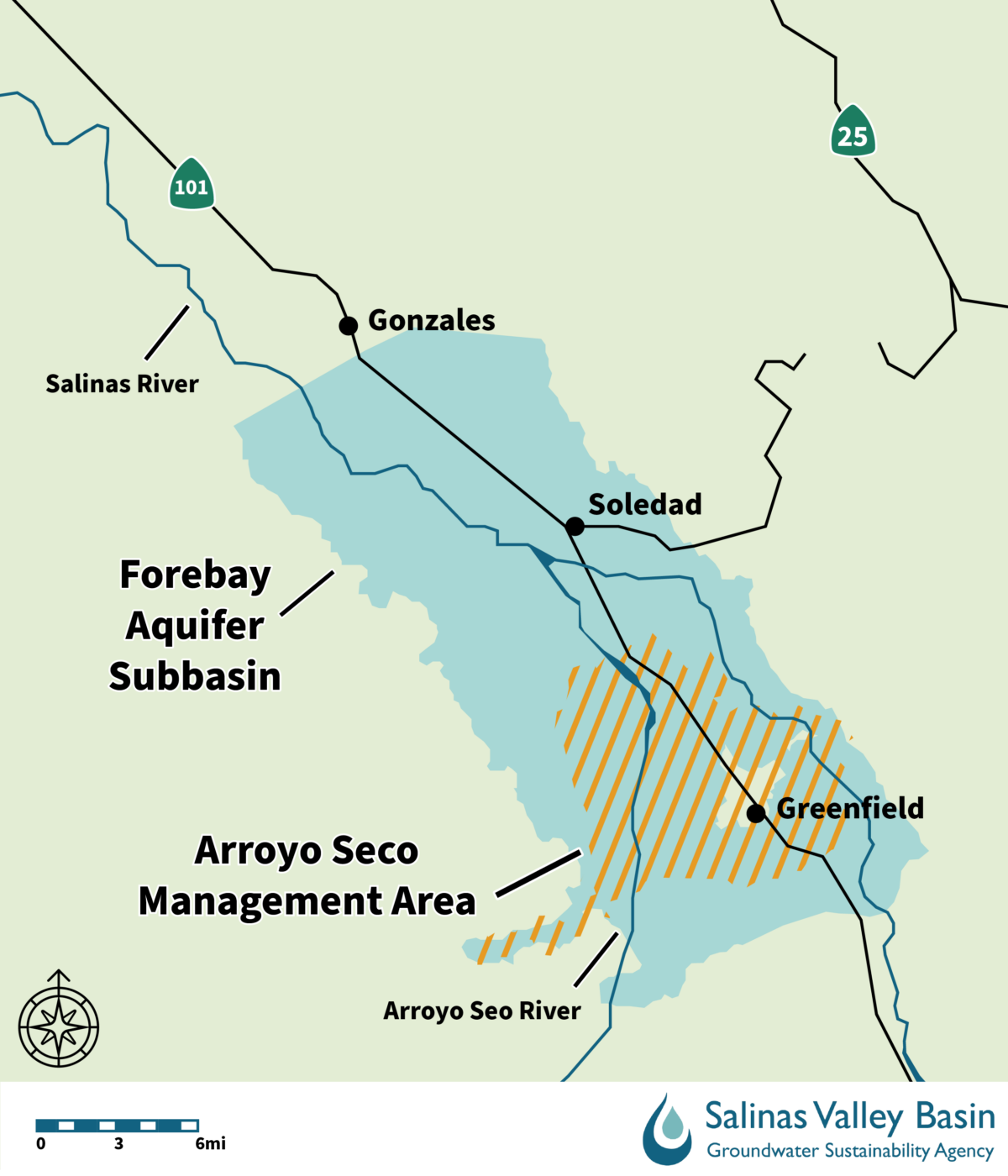 Forebay Subbasin – Salinas Valley Basin Groundwater Sustainability Agency