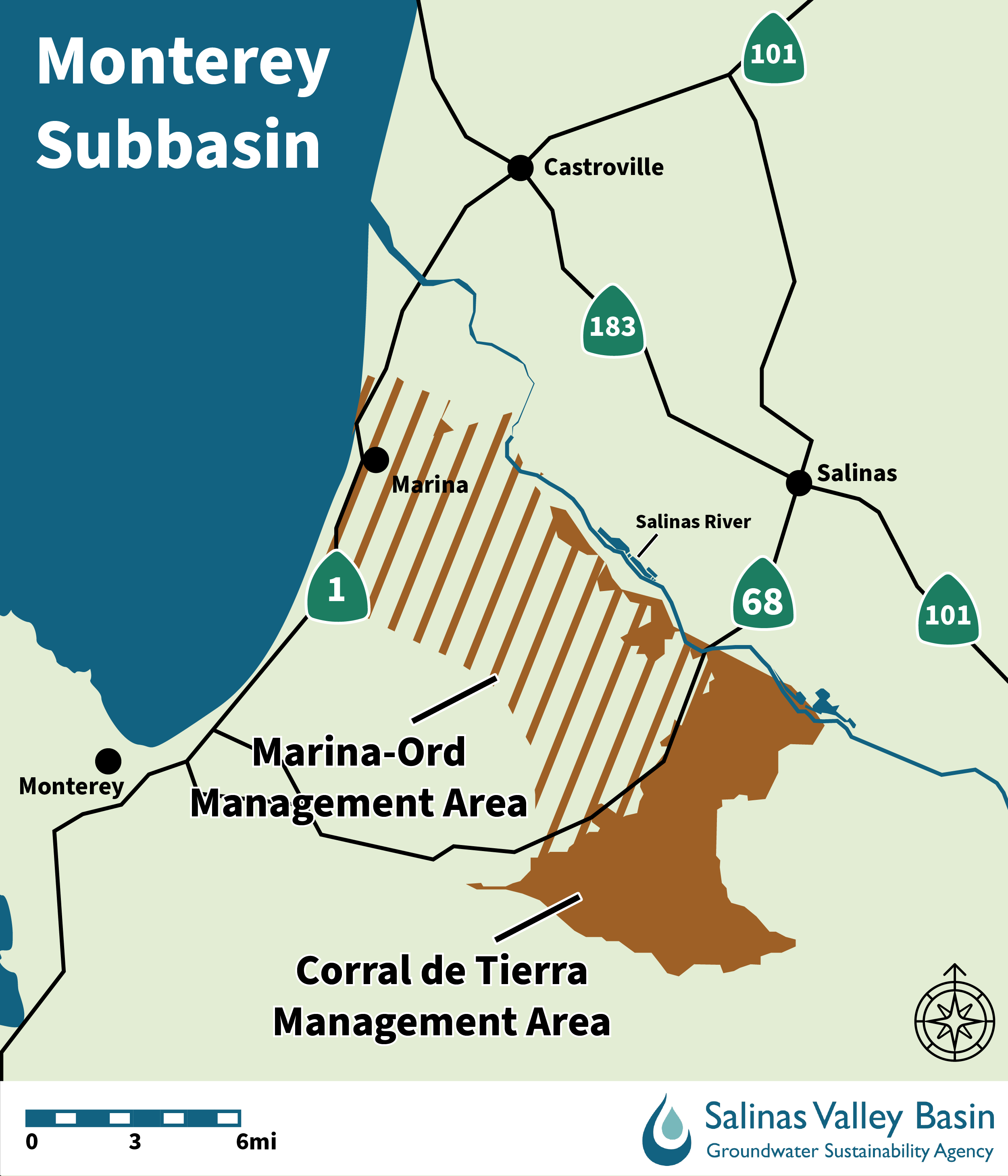 Monterey Subbasin Map